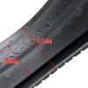 XIBANY Motorized Scooter 10X2.5 Black Solid Tire for Electric Scooter Folding E-Bike Widened Tyre Rubber Non-Inflation Electric Scooter Tire Motorized Scooter view 4