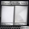 UNIMADE Shop Towel Rag, 200 Pack Reusable Rags Bulk Microfiber Cleaning Cloth Lint Free Towels for Car Kitchen Automotive Bar Mechanic Restaurant Garage, 11.5"x 11.5", White view 2