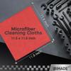 UNIMADE Shop Towel Rag, 200 Pack Reusable Rags Bulk Microfiber Cleaning Cloth Lint Free Towels for Car Kitchen Automotive Bar Mechanic Restaurant Garage, 11.5"x 11.5", Red view 3