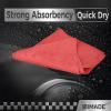 UNIMADE Shop Towel Rag, 200 Pack Reusable Rags Bulk Microfiber Cleaning Cloth Lint Free Towels for Car Kitchen Automotive Bar Mechanic Restaurant Garage, 11.5"x 11.5", Red view 4