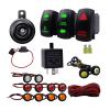 ASYWISH Universal ATV UTV SXS Turn Set Street Legal Kit with Horn Reverse Light Rockers Switch Flasher Relays Fuses Wire Universal ATV Utv Sxs Turn Set view 1