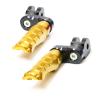 MCMOTOPARTS R-FIGHT Silver Front Footpegs 25mm Lowering Pegs Compatible with ZZR 1400 ZX14R ZX14 2006-2021 18 19 20 21 view 4