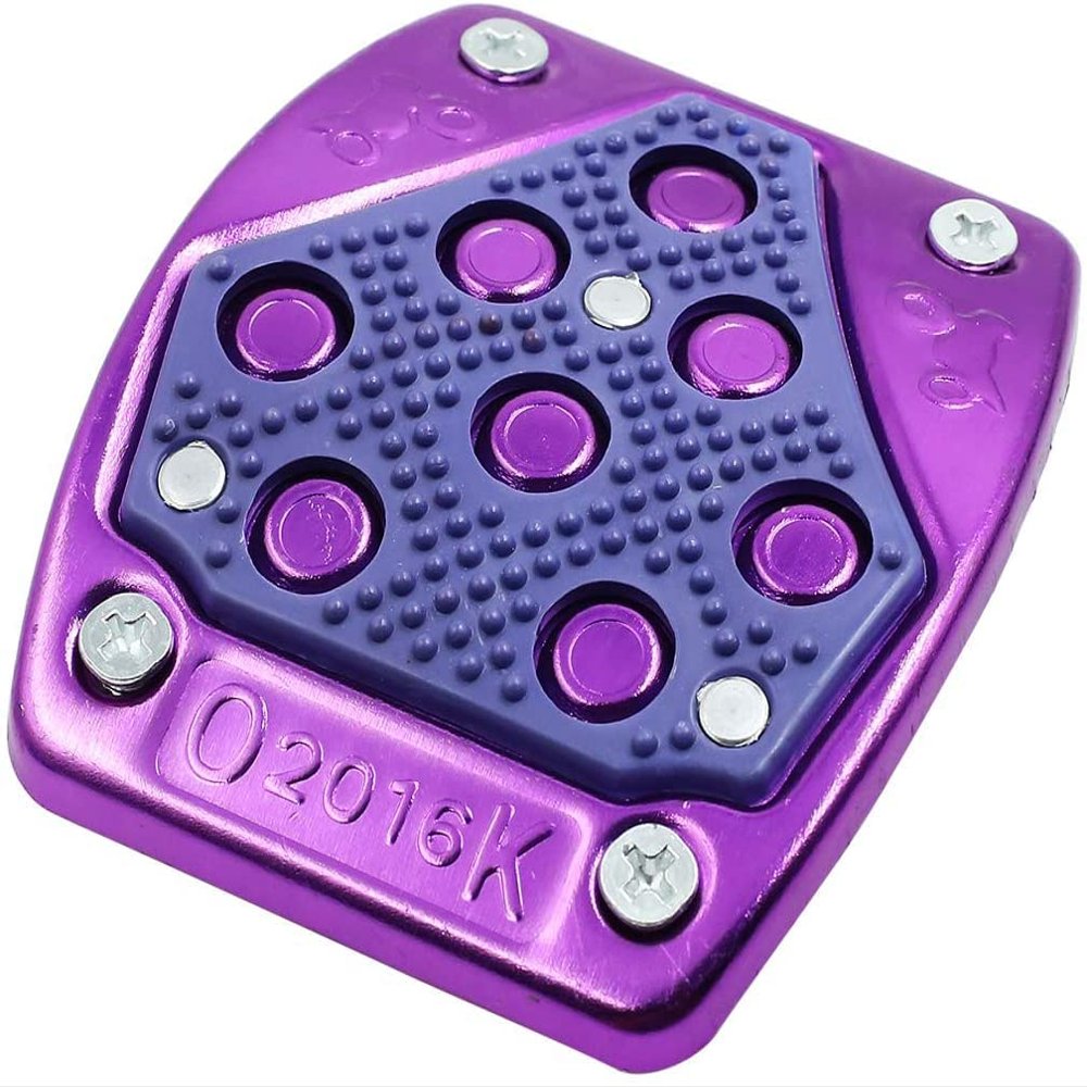 XYWHPGV Brake Pedal Pad Purple Aluminium Alloy Nonslip Motorcycle Footrest Foot Peg(98b81 48f54 4104b ab17d 67a69 0ec7e