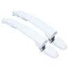 MOTOKU Pair White Rear Sliding Door Handle for Toyota Sienna 2004-2010 Outside Exterior Left Driver and Right Passenger Side view 1