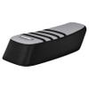 Enjoy Mfg Seat Cover - Compatible with Onyx RCR - CTY2 E-Bike - Black W/Ribs #392 (Black Sides/Silver TOP/Black Ribs) view 1