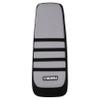 Enjoy Mfg Seat Cover - Compatible with Onyx RCR - CTY2 E-Bike - Black W/Ribs #392 (Black Sides/Silver TOP/Black Ribs) view 3