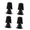 BESPORTBLE 4pcs Aluminum Handlebar End Cap Bar End Plug for Cycling Road Mountain Folding Bike Lightweight Black view 1