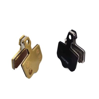 XIBANY Motorized Scooter Front & Rear Brake Pads for Segway Ninebot GT1/GT2 Super Powerful Electric Scooter Front Rear Disc Brake Pad Parts Motorized Scooter (Color : 2 Pair Golden)
