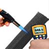 BaiYiQing Heat Shield Sleeve Fuel Line Heat Shield Auto Hose Spark Plug Wire Cover Protectors Boots Roll 2500 Degree for Car&Auto Wire Loom Brake CableBlack1/2" IDX10' view 2