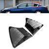 NaKeah Window Louver Cover for I/nfiniti Q50 2021 Gloss Black Car Rear Louver Side Window Louver Vent Cover view 3
