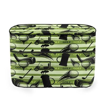 Horeset Golf Print Trailer Travel Accessories Heavy Duty,Propane Tank Cover for RV/Trailer/Camper Accessories,Fits 20LB Dual Propane Tanks