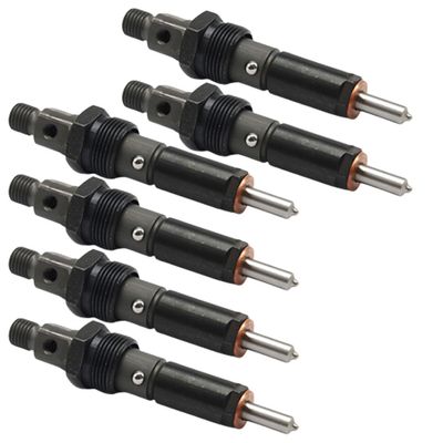Neeseelily 6 PCS Fuel Injector J919322 J919343 0432131835 Compatible with Case International Harvester IH Excavator 1088 688 688BCK 688C 9010 9010B 9020 Compatible with Cummins Engine 4BT 6BT