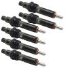 Neeseelily 6 PCS Fuel Injector J919322 J919343 0432131835 Compatible with Case International Harvester IH Excavator 1088 688 688BCK 688C 9010 9010B 9020 Compatible with Cummins Engine 4BT 6BT view 3