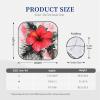 Car Windshield Sun Shade Cover Red Hibiscus Automotive Windshield Sunshades for Front Window 2 Pcs Foldable Sun Blocker for Car Truck SUV view 3