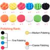 SIQUK 16 Pieces Buffing Pads 5 Inch Car Polishing Pad Kit Foam Polish Pads view 2
