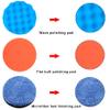 SIQUK 16 Pieces Buffing Pads 5 Inch Car Polishing Pad Kit Foam Polish Pads view 3