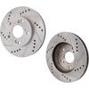 SureStop Brake Disc 2-Wheel Set For Ford Focus 2012-2018 Rear view 1
