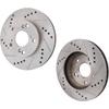 SureStop Brake Disc 2-Wheel Set For Ford Focus 2012-2018 Rear view 2