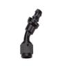 Pushlock Hose End Black 30 Deg Elbow -6 view 1