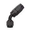 Reusable Hose End Black 45 Deg Elbow -10 view 1