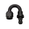 Pushlock Hose End Black 180 Deg Elbow -16 view 1