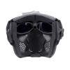 Motorbike Motorcycle Off-Road Riding Goggles Glasses with Skull Face Mask Open Face Helmet Motorcycle Mask Goggles view 4