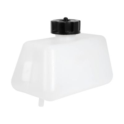 ALOEU 1L Mini Dirt Bike Plastic Petrol Gas Fuel Tank, White & black, 136607