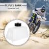 ALOEU 1L Mini Dirt Bike Plastic Petrol Gas Fuel Tank, White & black, 136607 view 4