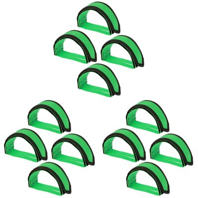 SUPVOX Adjustable Bike Pedal Straps with Adhesive Toe Clips Non-Slip Cycling Pedal Straps for Stationary Road and Mountain Bikes 9.05 X 1.96 X 1.18 Inches