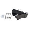 Replacement Brake Pads and Coated Rotors Set - Front - with Drilled Slotted Rotors and Ceramic Posi-Quiet Brake Pads - fits 2003-2010 Porsche Cayenne (V8; 4.5L, V8; 4.8L) view 2