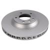 Replacement Brake Pads and Coated Rotors Set - Front - with Ceramic Posi-Quiet Pads - fits 2003-2010 Porsche Cayenne view 4