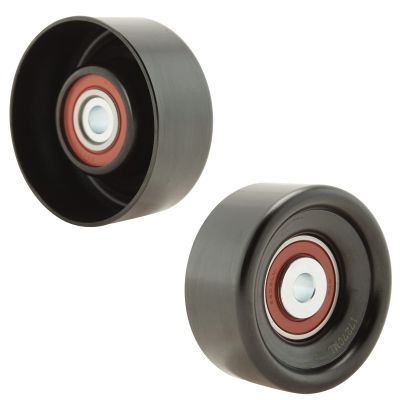 Idler Pulley for Accessory Drive Belt 2 Piece Set - for 2002 Ford E-350 Econoline Club Wagon (V8; 5.4L)