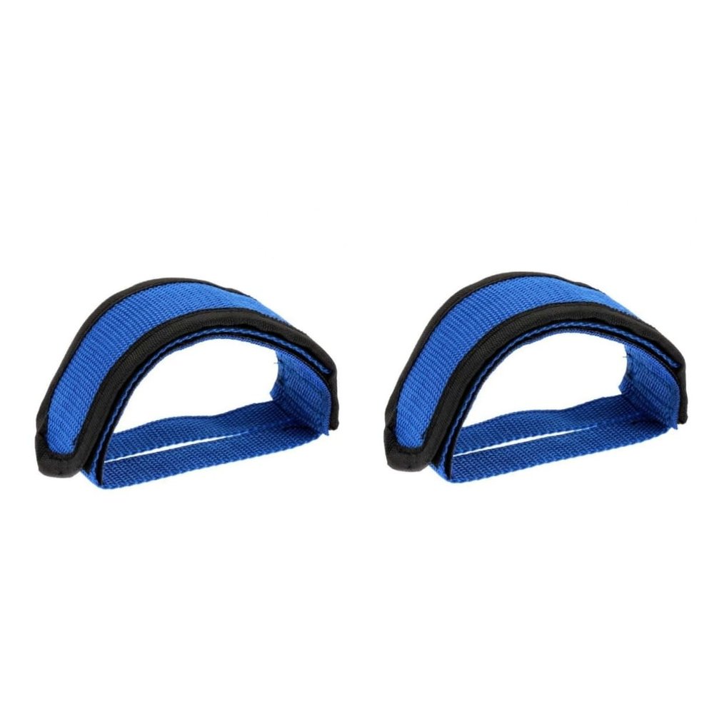 BESPORTBLE 2pcs Bike Pedal Toe Clip Straps Cycling Pedal Bands Dense Material Toe Clip
