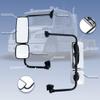 Door Mirror Assembly for Freightliner M2, Door Mirror with Arm Fit for Freightliner M2 2004-2016 Truck (Chrome (Silver), Left) view 2
