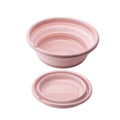 Beatifufu Portable Basin Pot Mini Folding Bucket for Camping Fishing Car Washing Wash Basin for Outdoor Activities and Travel