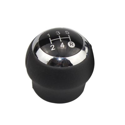 KACEPAR Manual Gear Shift Head Knob PU Leather Black, Car Gear Shifting Stick Shifter Lever, Compatible with Toyota Compatible with RAV4, Urban Cruiser, 5 Speed