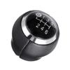 KACEPAR Manual Gear Shift Head Knob PU Leather Black, Car Gear Shifting Stick Shifter Lever, Compatible with Toyota Compatible with RAV4, Urban Cruiser, 5 Speed view 4