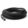 M12 A-Coded 5-Pin Male to Bare Wire Sensor Cable, 20m (65.6ft) Shielded PVC Jacket, IP67 Waterproof & Vibration Resistant, Industrial Actuator Cord for PLC, CANopen, DeviceNet view 2