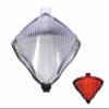 Fit For Yamaha 2004-2005-2006 YZF R1; Sequential LED Rear Lamp Brake Tail Light with Integrated Turn Signal Indicators (Clear) view 2