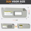 Right Passenger Side Grey Sun Visor Fit for Toyota Highlander 2004 2005 2006 2007 Sunvisor Replacement 74320-48260-A0 7432048260A0 74320 48260 A0 view 3