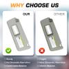 Right Passenger Side Grey Sun Visor Fit for Toyota Highlander 2004 2005 2006 2007 Sunvisor Replacement 74320-48260-A0 7432048260A0 74320 48260 A0 view 4