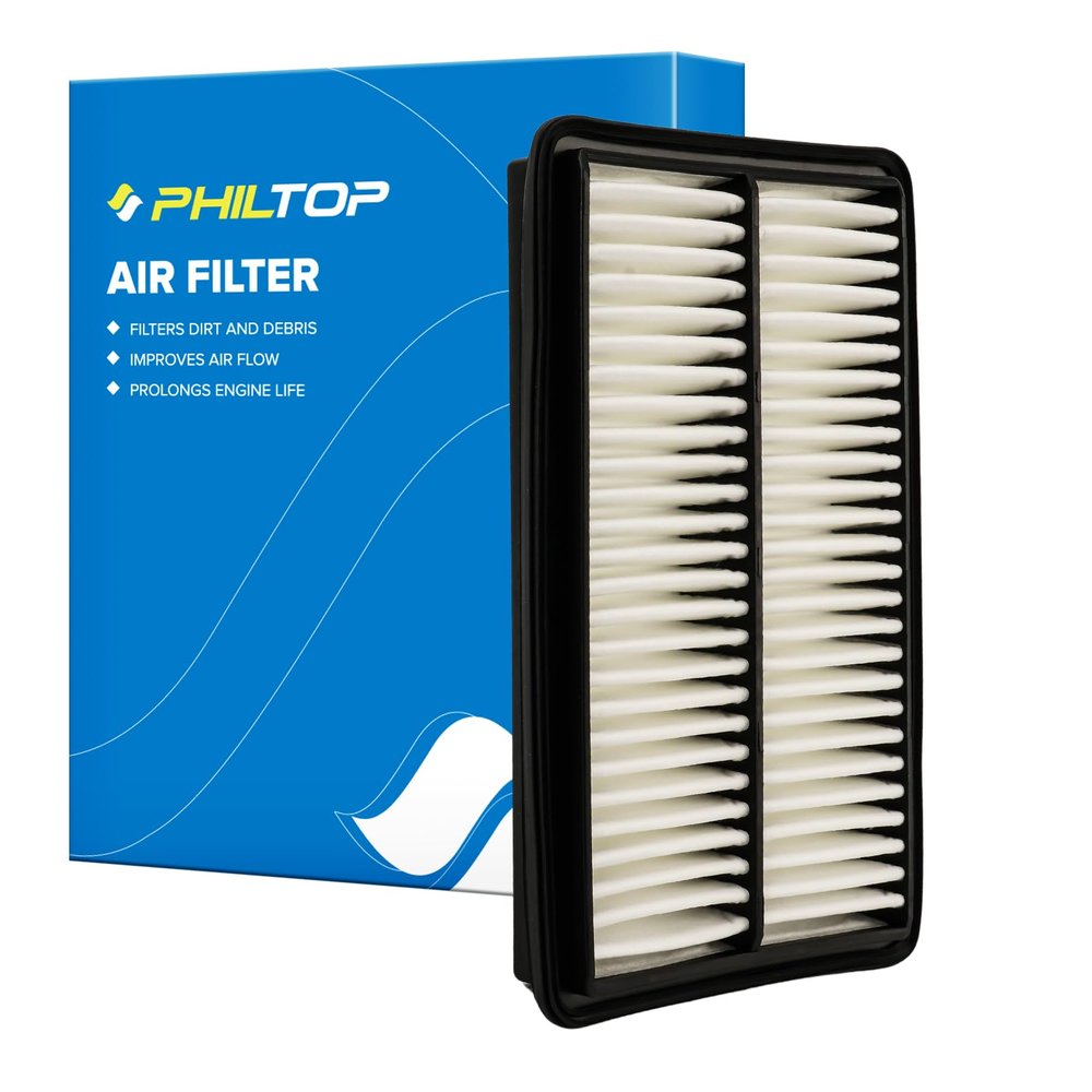 PHILTOP Engine Air Filter, Compatible with CA11712 Acura MDX 2014-2015, Improve Engine Performance, Rigid Panel
