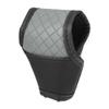 Motoforti Universal Car Gear Shift Cover Shift Knob Cover Gear Stick Cover Automatic Shift Gear Cover, Fashionable, Faux Leather, Black Gray view 1