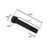A.A Trailer Leaf Spring Shackle 9/16" -18 x 3-1/2" Bolt & Lock Nut Set for 2" Wide Leaf Springs (4 Pack) view 2