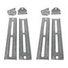A.A 12" Galvanized Swivel and Top Bunk Bolster Bracket for Boat Trailer, Heavy Duty (4 Pack) view 1