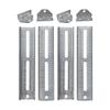 A.A 12" Galvanized Swivel and Top Bunk Bolster Bracket for Boat Trailer, Heavy Duty (4 Pack) view 2