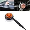 ALOEU Car Rotating Round High Pressure Water- Cleaning Car Wash Brush for view 2