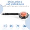 ALOEU Car Rotating Round High Pressure Water- Cleaning Car Wash Brush for view 3