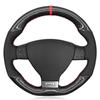 ARKNAV Hand-Sewing red Mark Car Steering Wheel Cover Carbon Black,for Volkswagen Golf 5 Mk5 GTI Golf 5 R32 Passat R GT 2005 view 1
