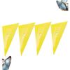 Yardwe 4pcs Auto Foil Scraper Durable Rectangular Plastic Window Film Tool for Car Tinting and Wrapping Non-damaging Squeegee Edges for DIY Enthusiasts view 4